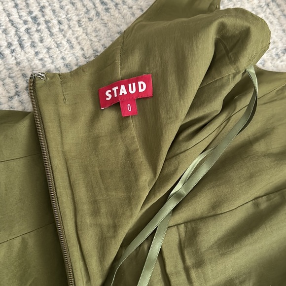 Staud Green Midi Dress - Picture 3 of 6